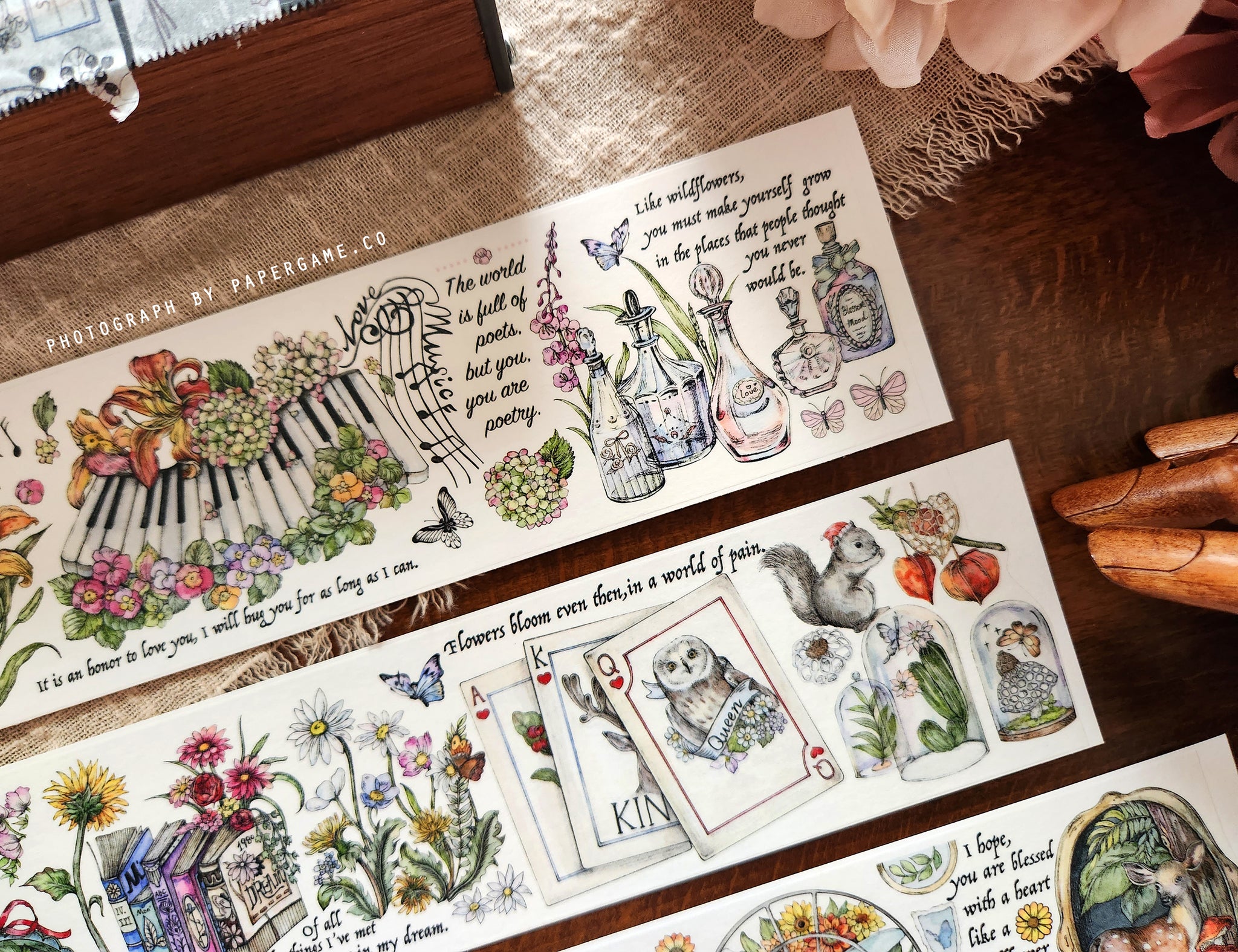 Moodtape: Flowers and Music Masking Tape