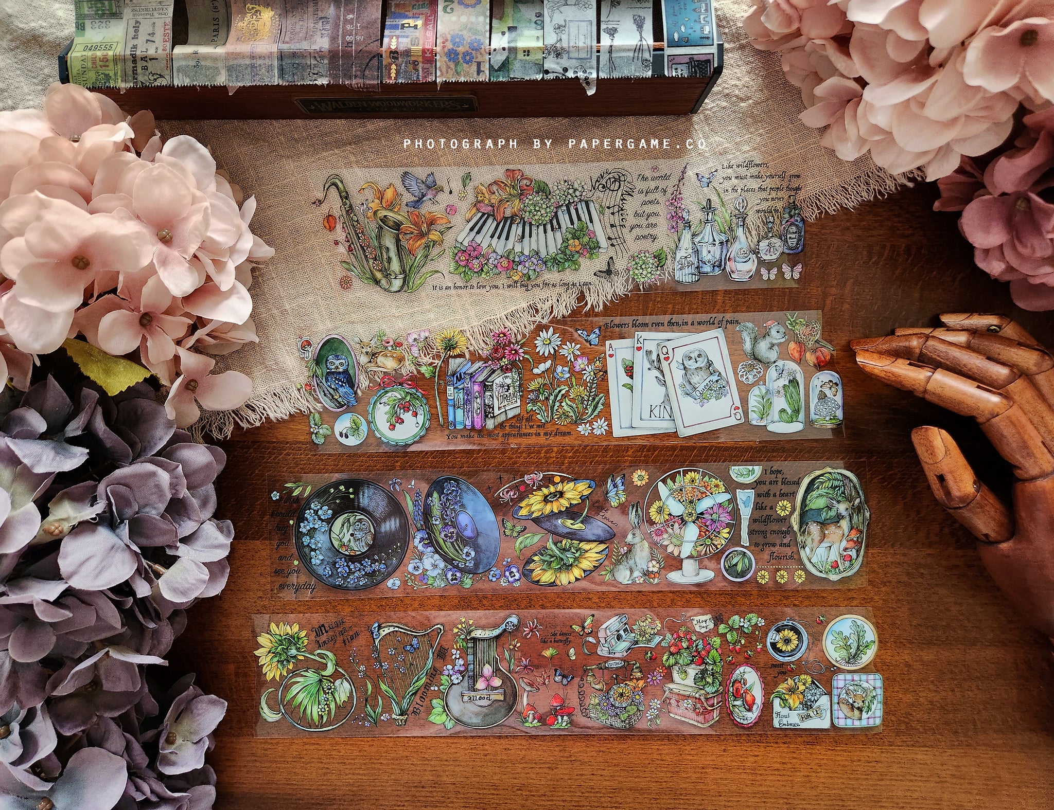 Moodtape: Flowers and Music Masking Tape