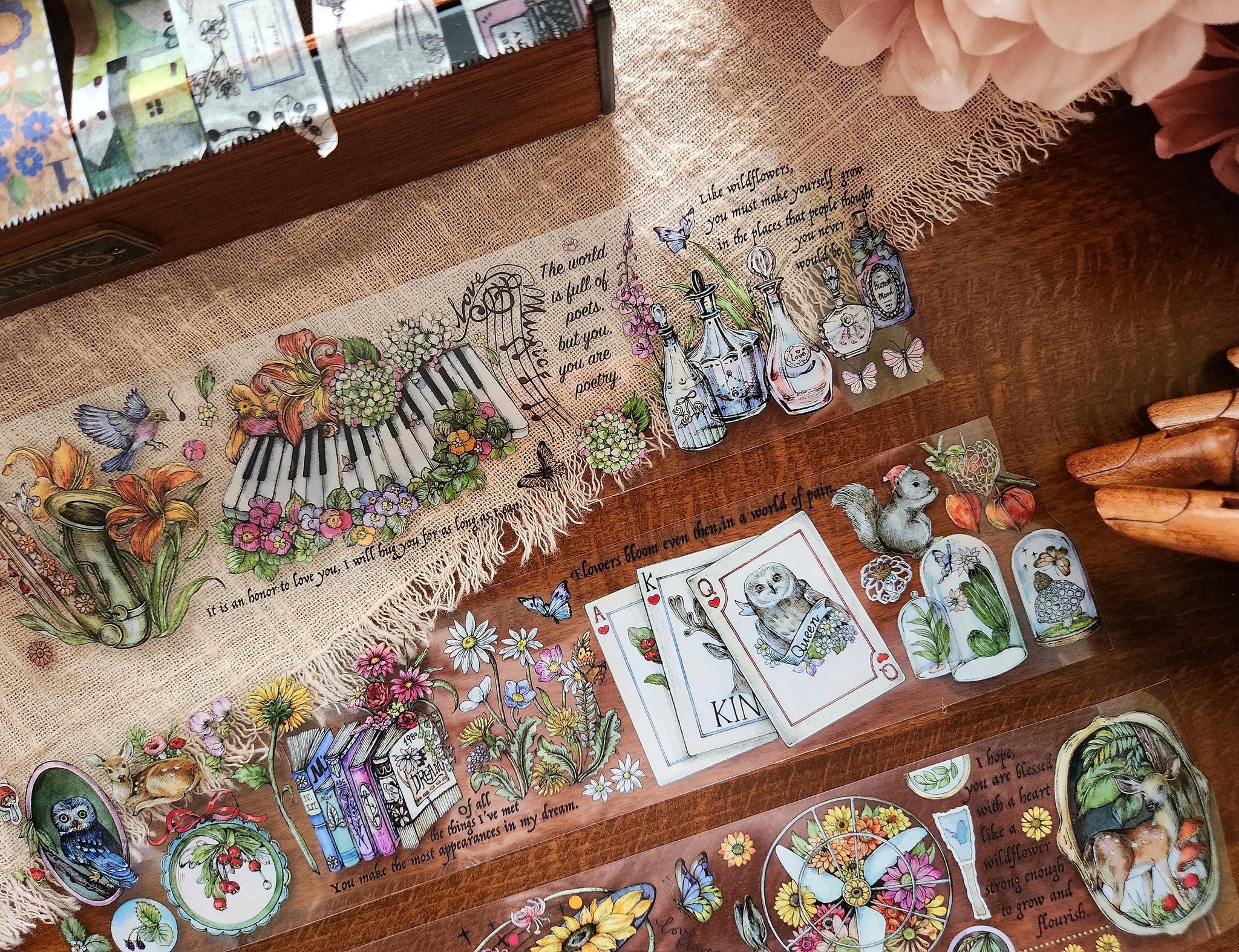 Moodtape: Flowers and Music Masking Tape