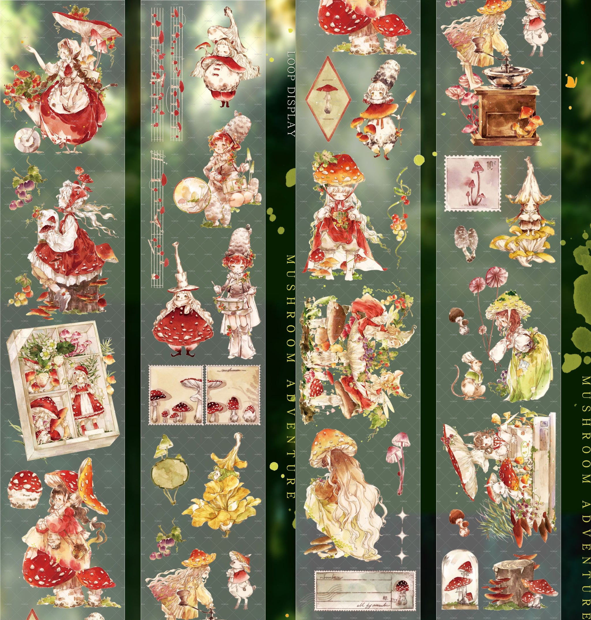 Moodtape: Mushroom Adventures Masking Tape