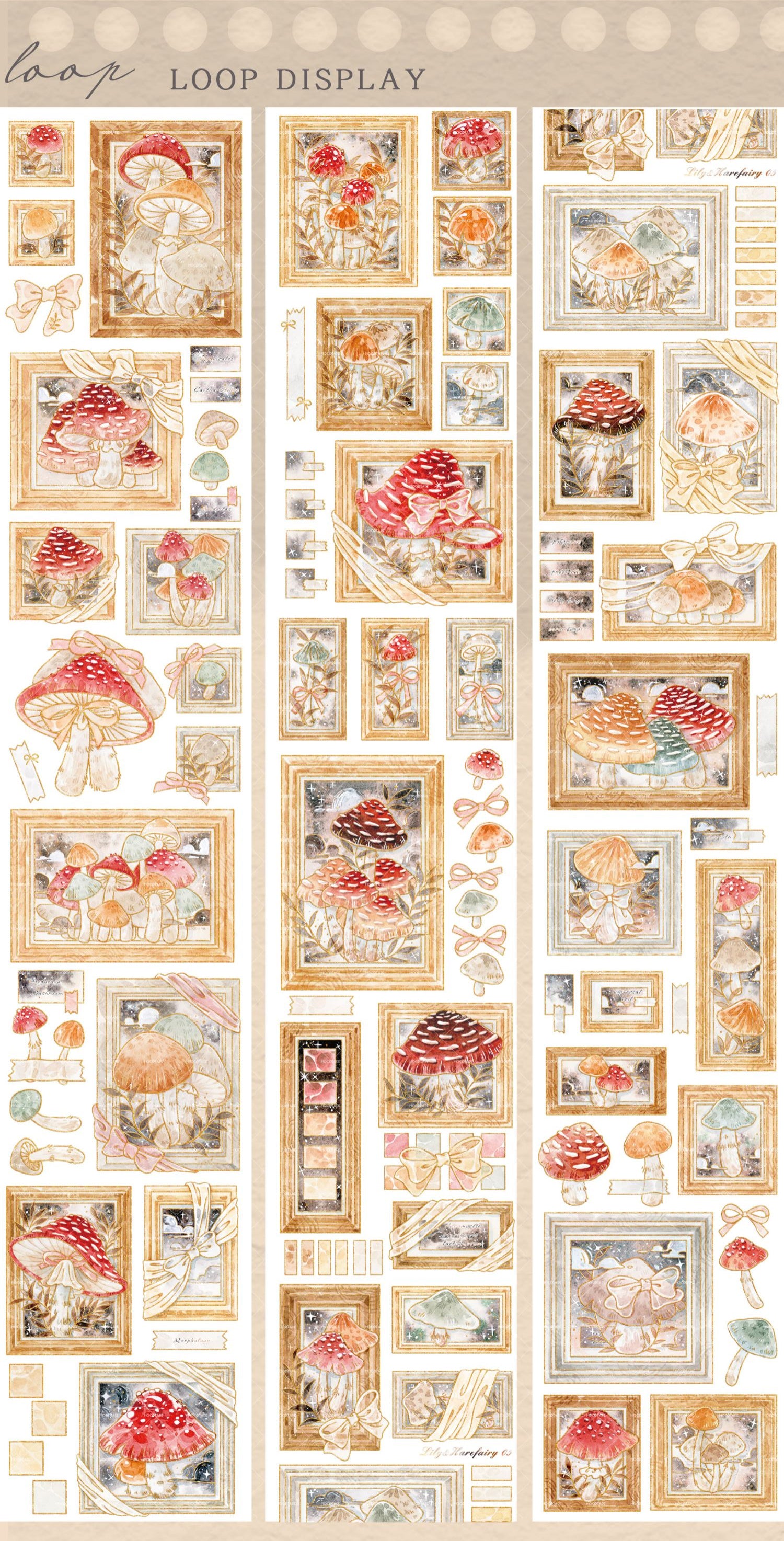 Moodtape: Mushroom Forest Masking Tape