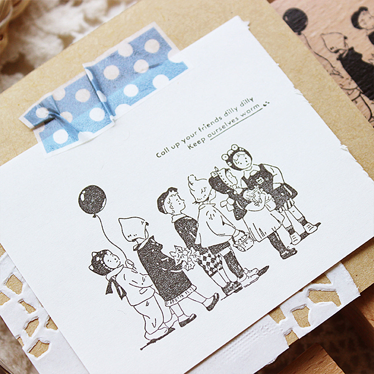 Little Cottage Series Wooden Stamps