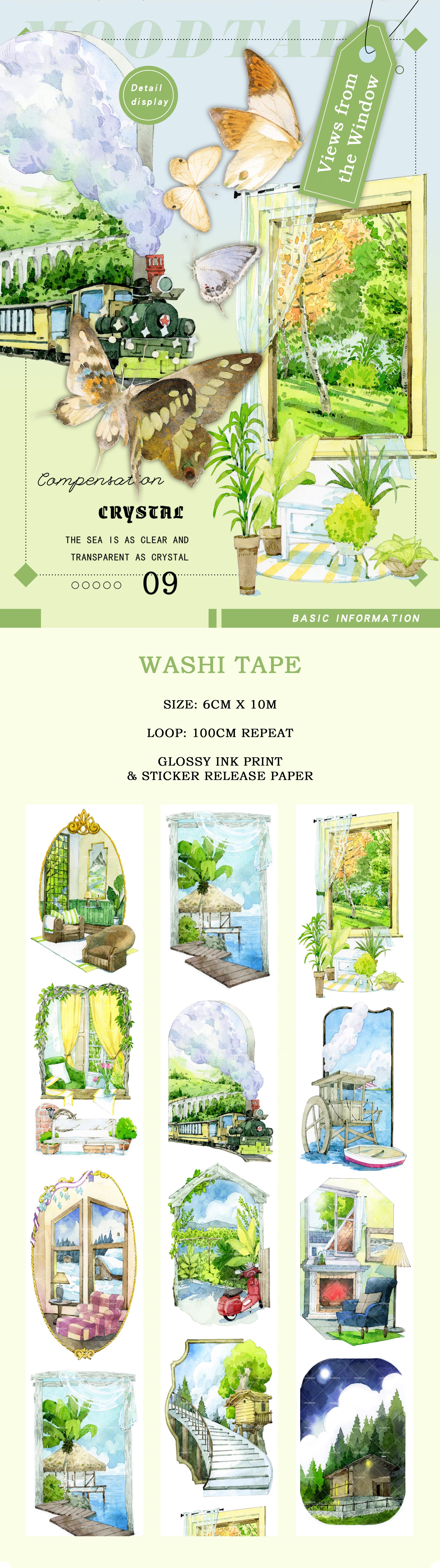 Moodtape: Views from the Window Washi Tape