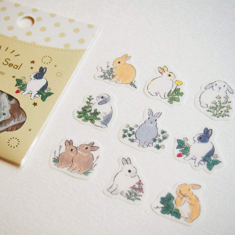 Moriyama Schinako x Papier Platz Stickers Pack: Bunny