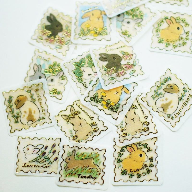 Moriyama Schinako x Papier Platz Stickers Pack: Bunny