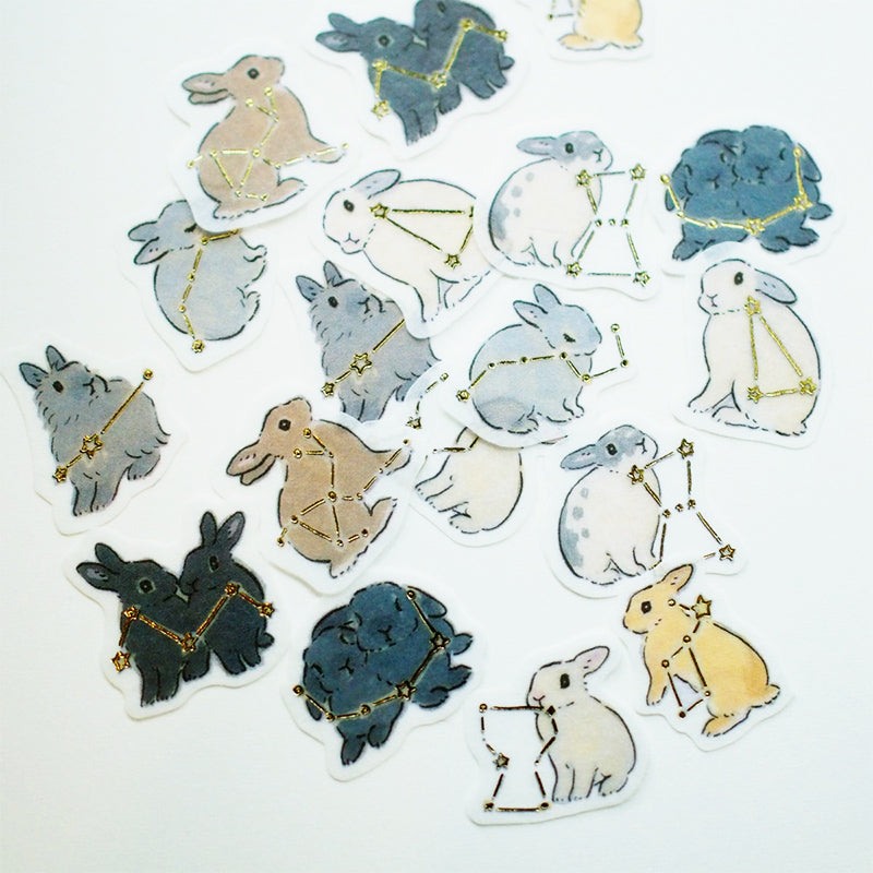 Moriyama Schinako x Papier Platz Stickers Pack: Bunny