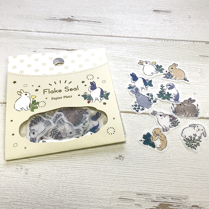 Moriyama Schinako x Papier Platz Stickers Pack: Bunny