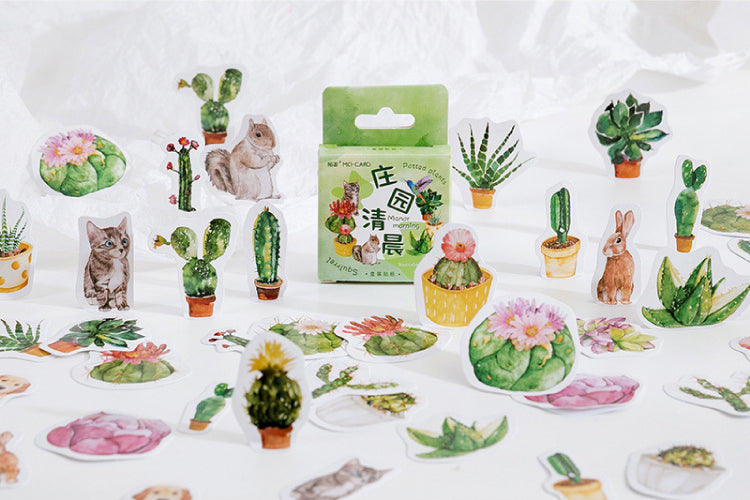 Morning on the Farmstead Box Sticker Set