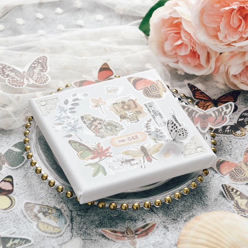 Moths and Butterflies Translucent Stickers Pack