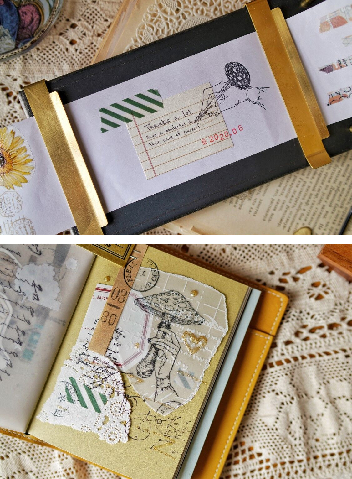 Benchu Studio: Mushroom Collector Stamps (Set B)