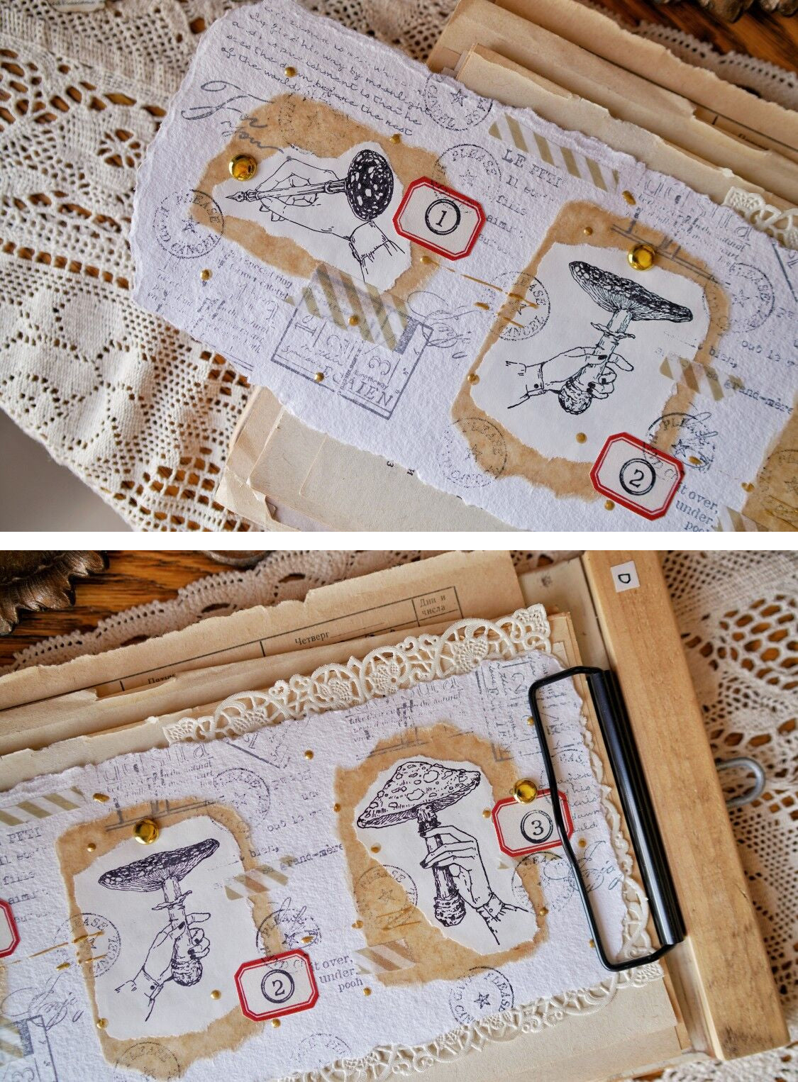 Benchu Studio: Mushroom Collector Stamps (Set B)