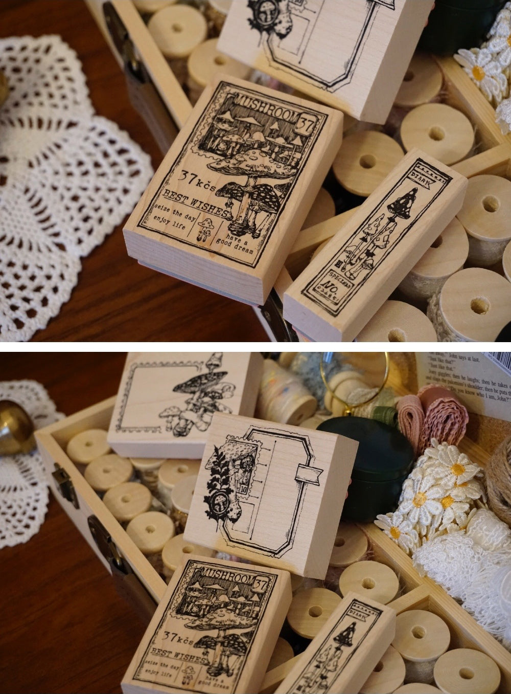Benchu Studio: Mushroom Collector Stamps (Set C)