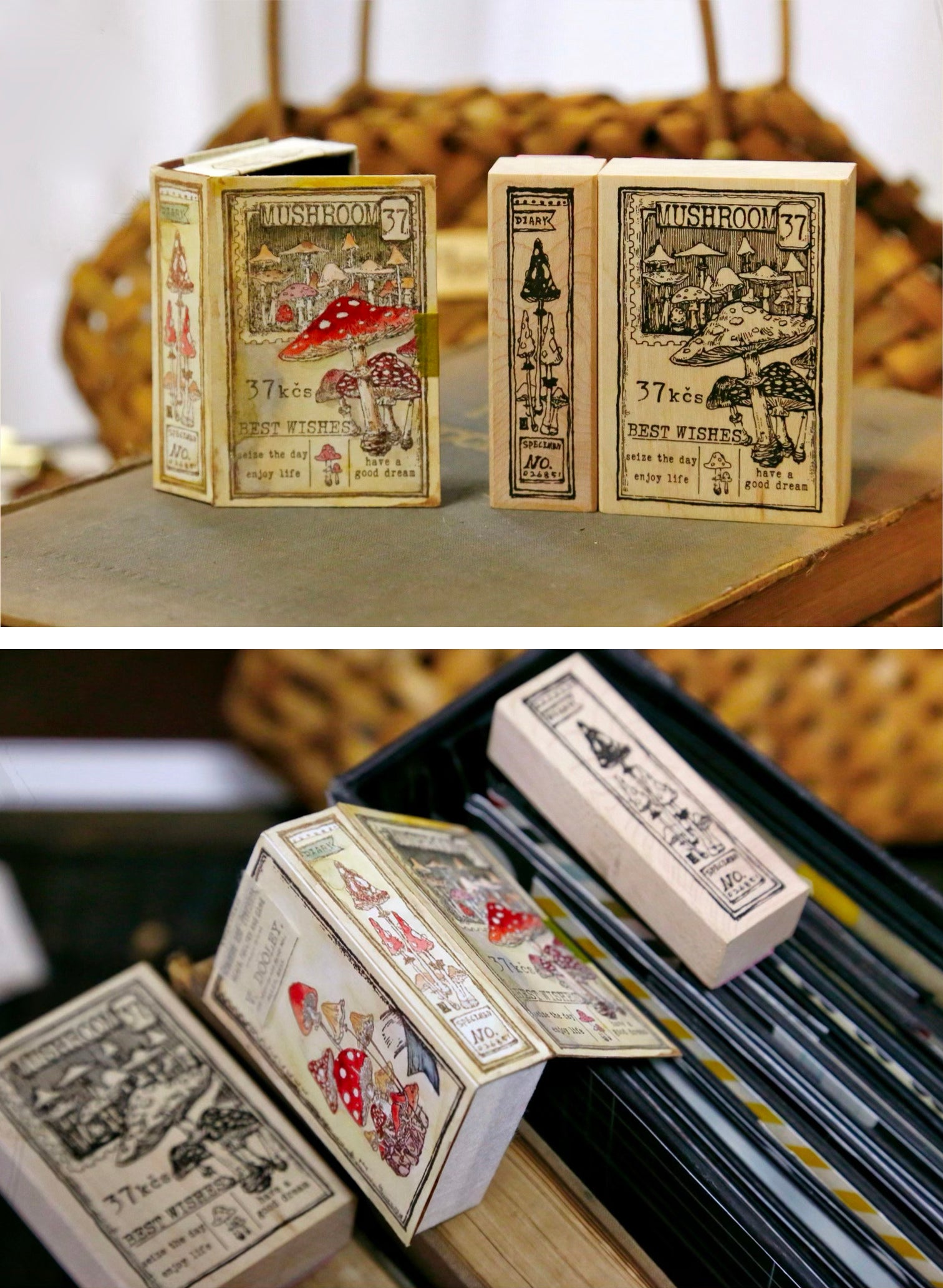 Benchu Studio: Mushroom Collector Stamps (Set C)