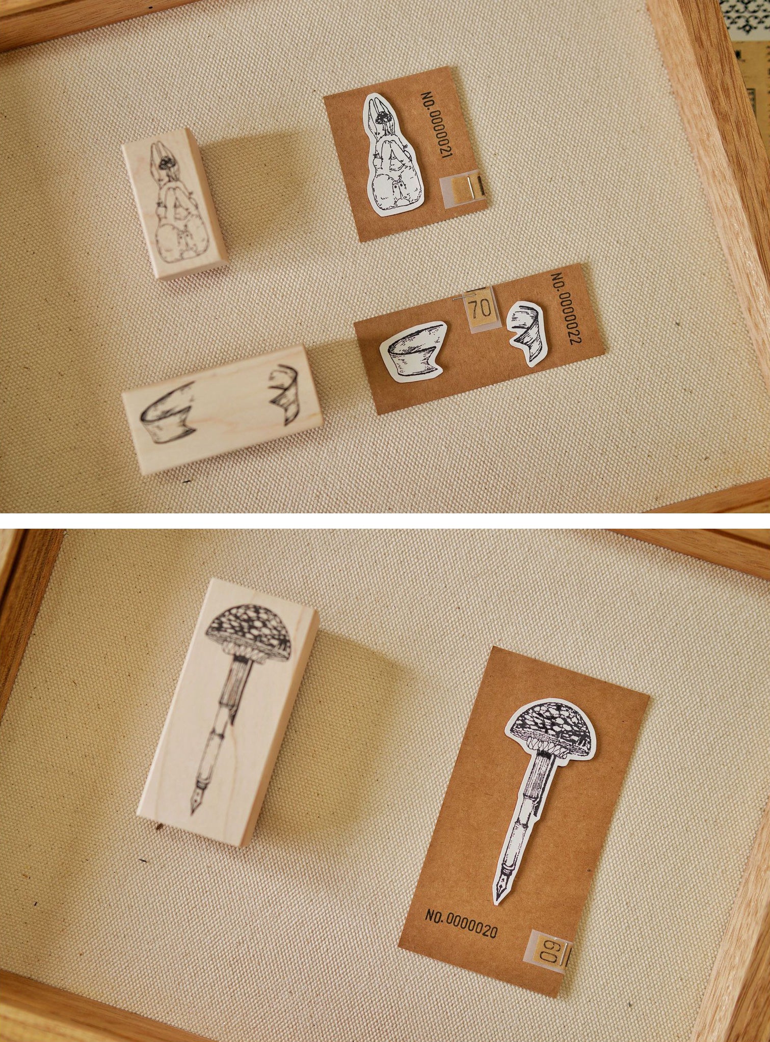 Benchu Studio: Mushroom Collector Stamps (Set E)