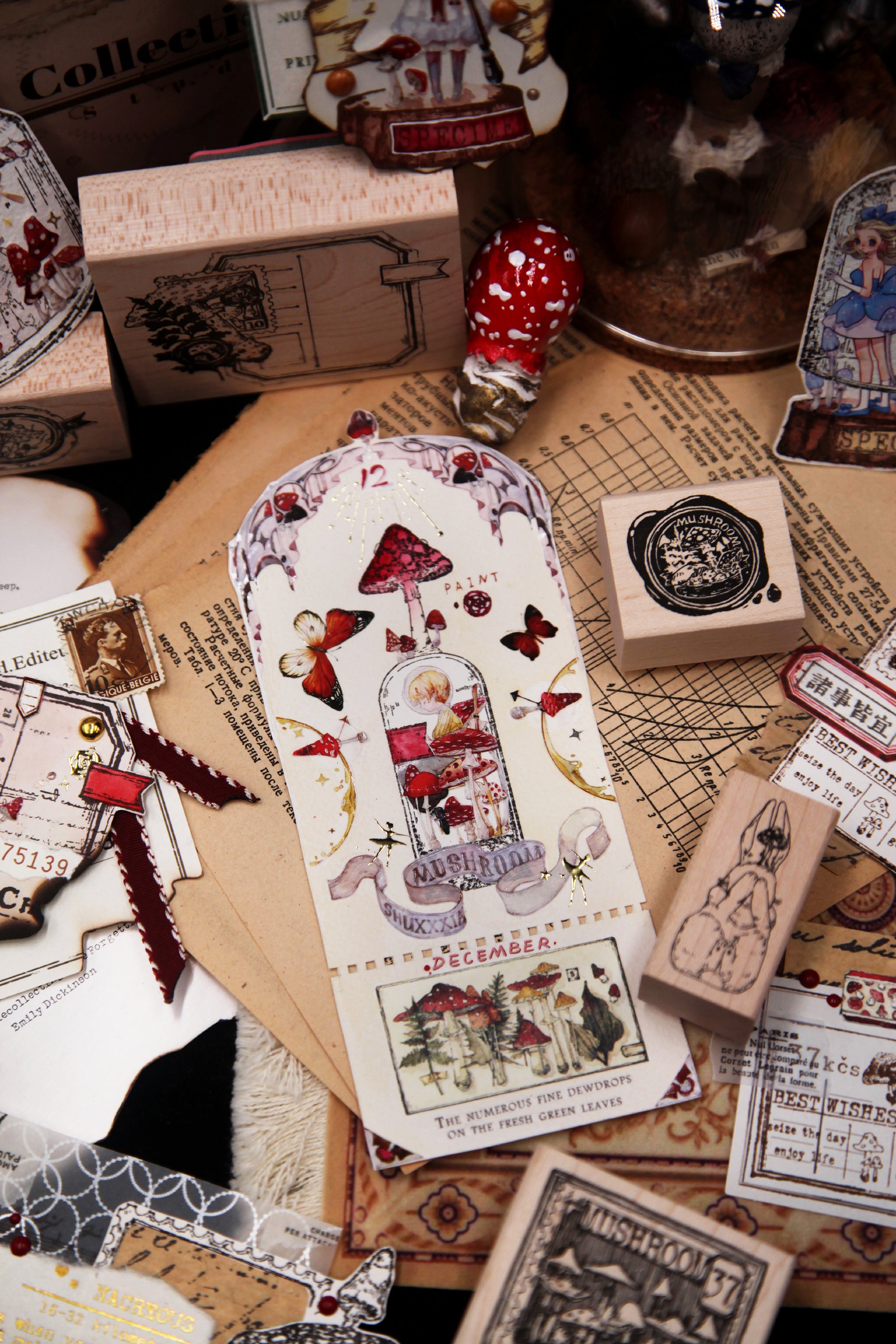 Benchu Studio: Mushroom Collector Stamps Complete Box Set