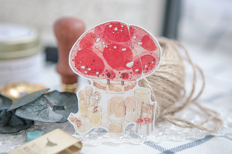 Mushroom Fairy House Stickers Pack