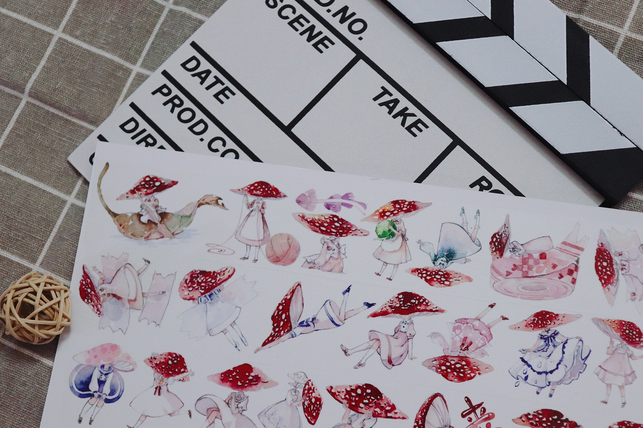 Mirage Museum Masking Tape: Mushroom Girls 1