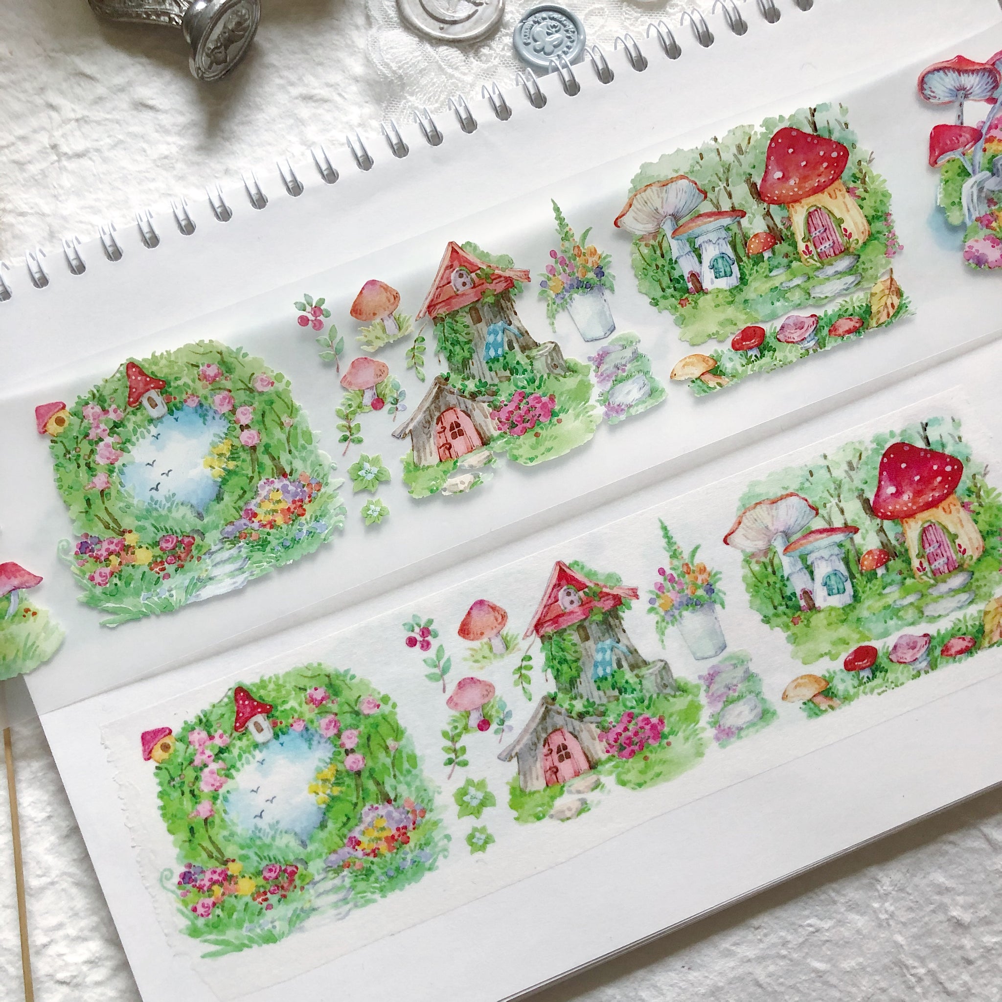 Mushroom Wonderland Masking Tape