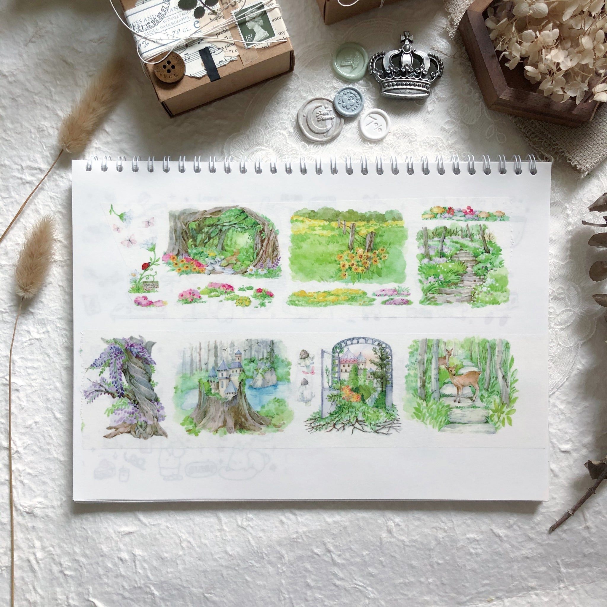 Mushroom Wonderland Masking Tape