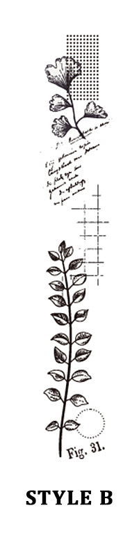 Natural Concerto Wooden Stamps