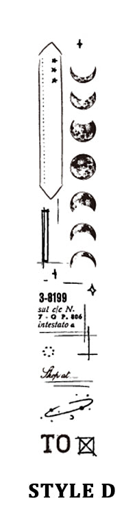 Natural Concerto Wooden Stamps