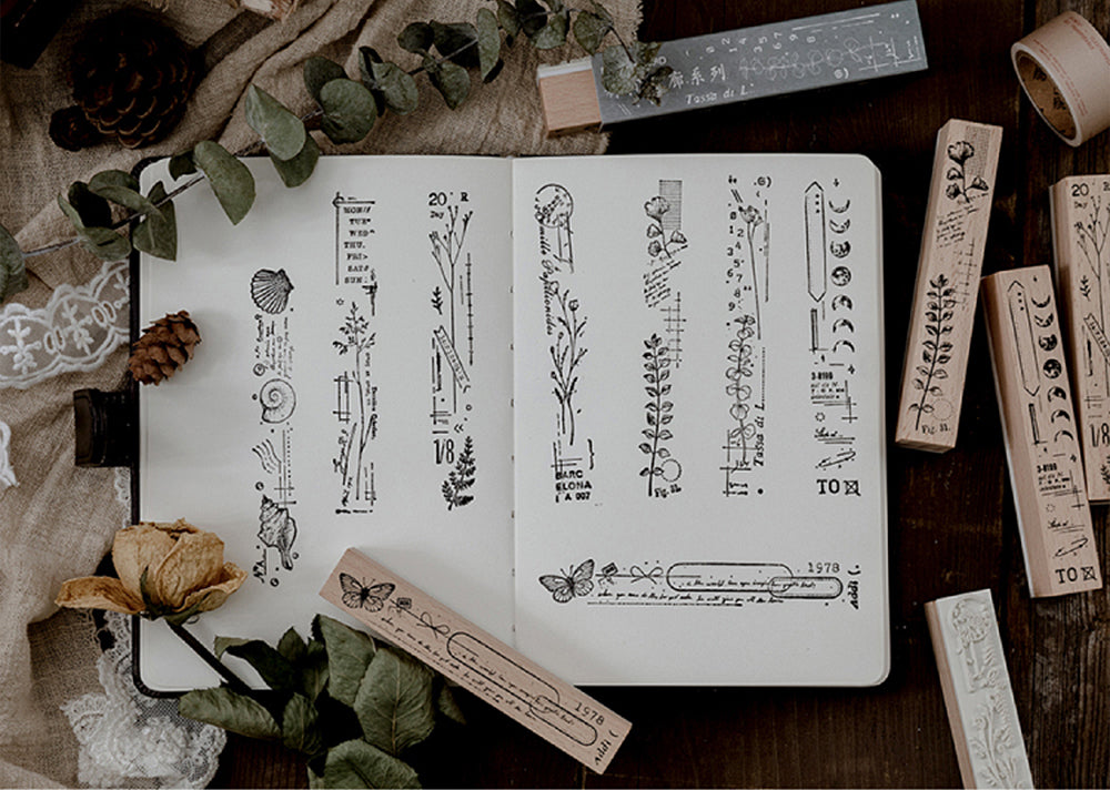 Natural Concerto Wooden Stamps