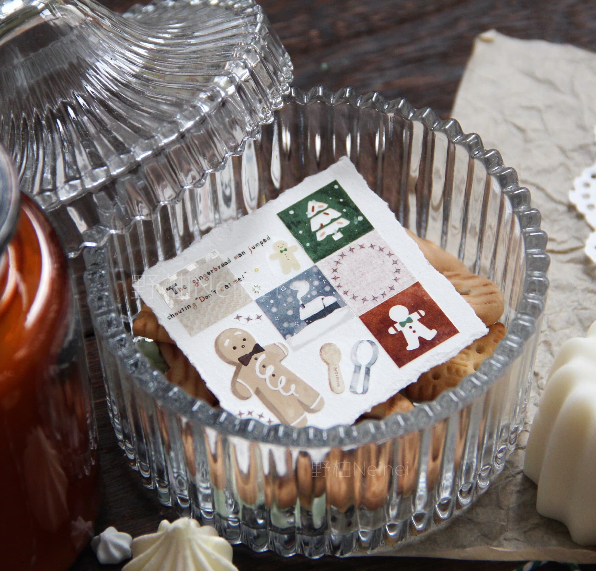Neinei Illustration Masking Tape: Gingerbread Man
