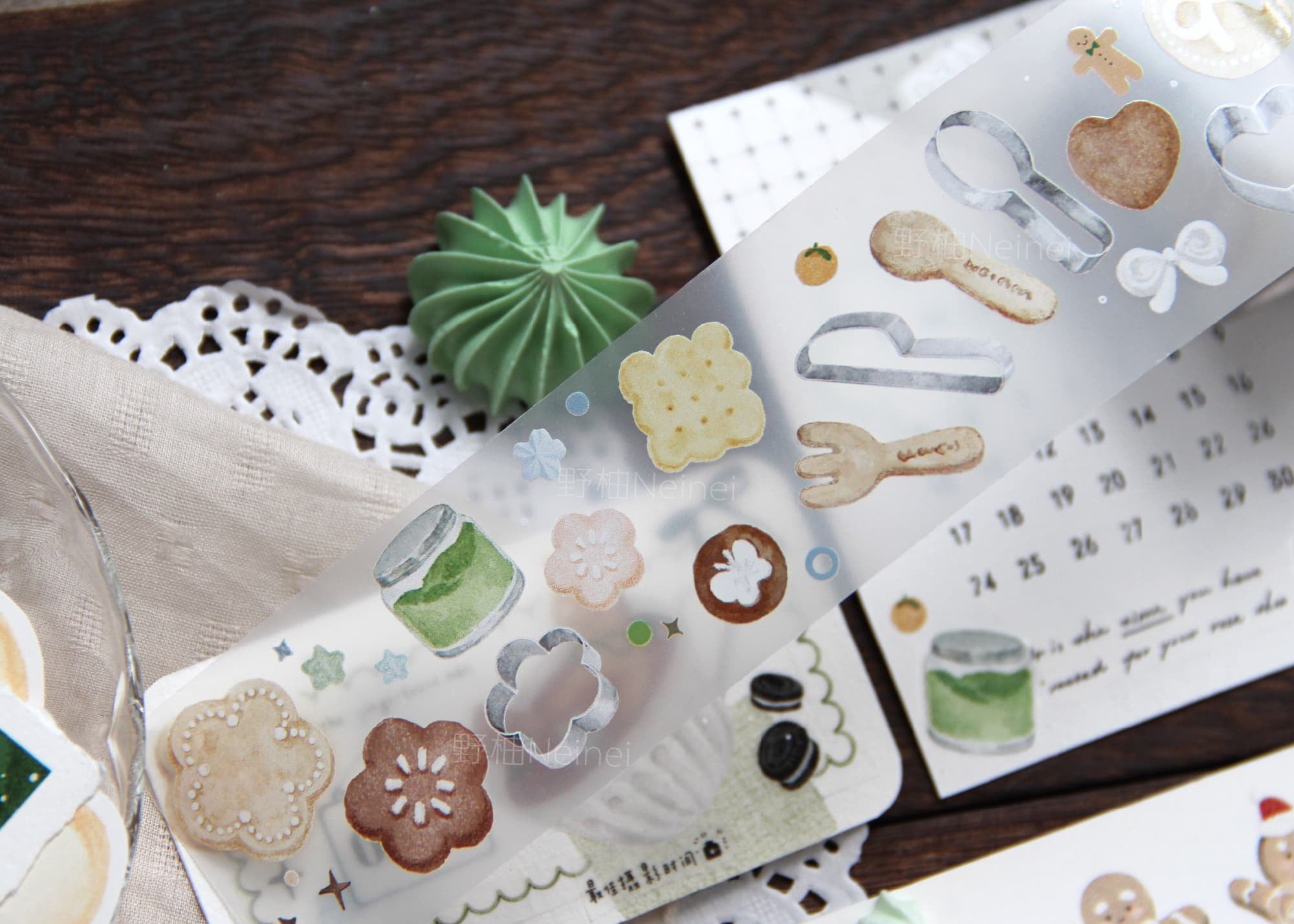 Neinei Illustration Masking Tape: Gingerbread Man