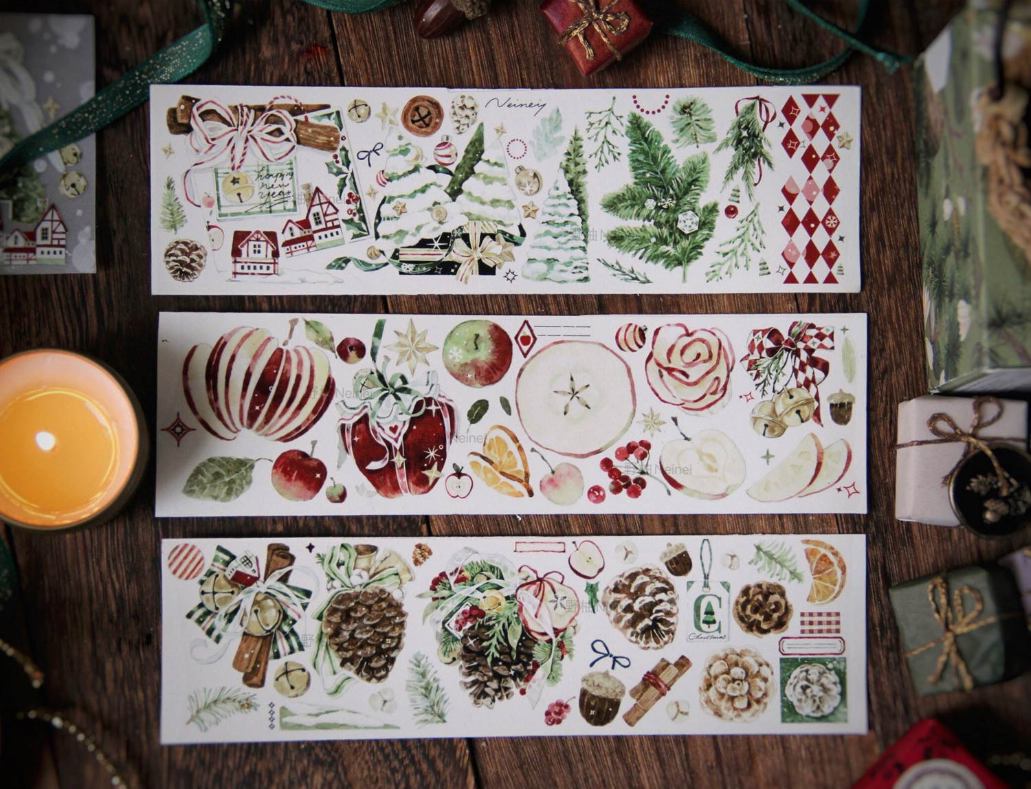 Neinei Illustration Masking Tape: Christmas (2021)