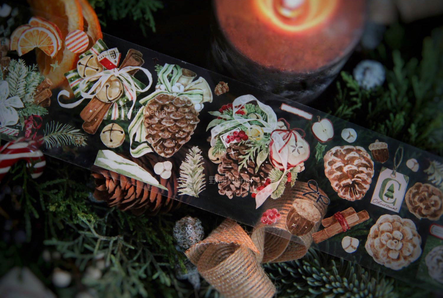 Neinei Illustration Masking Tape: Christmas (2021)