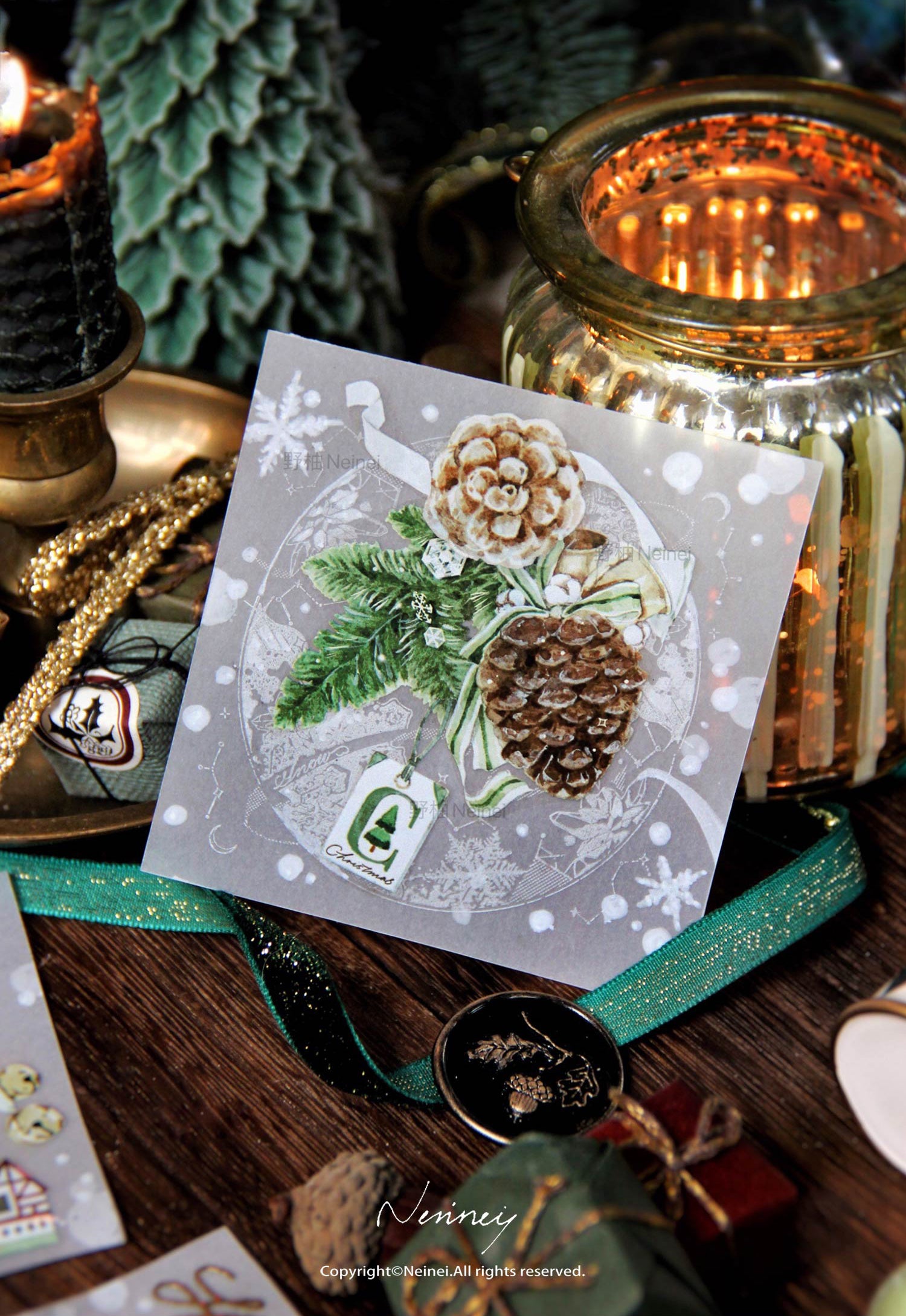 Neinei Illustration Masking Tape: Christmas (2021)