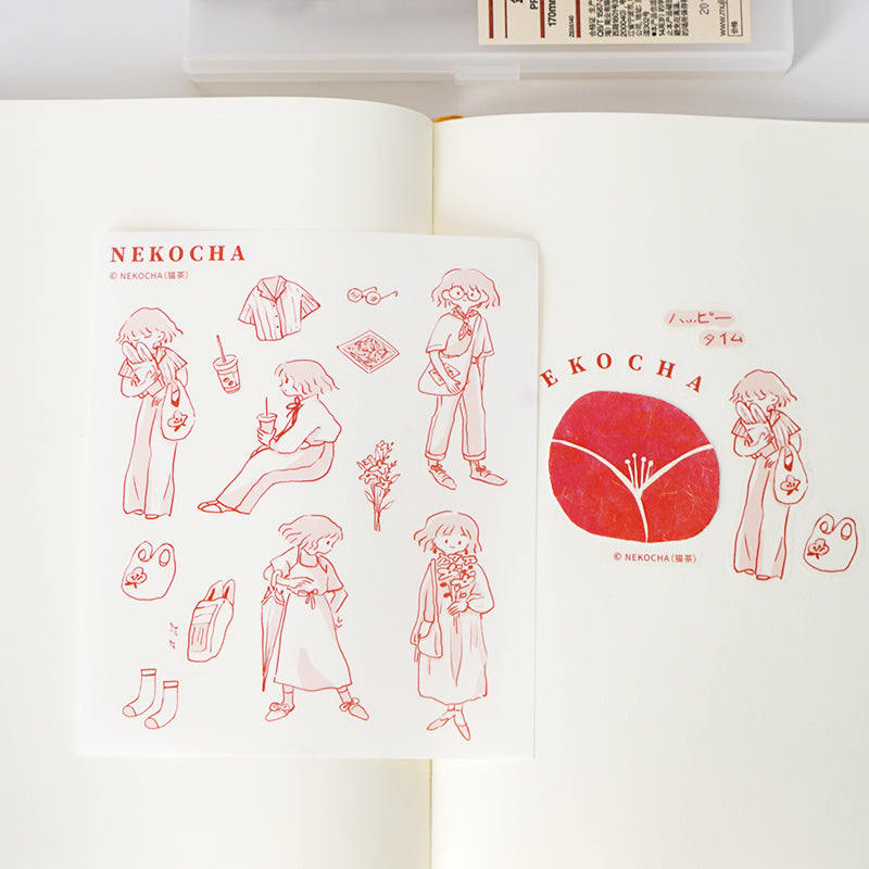 Nekocha Sticker Sheet: Little Moments