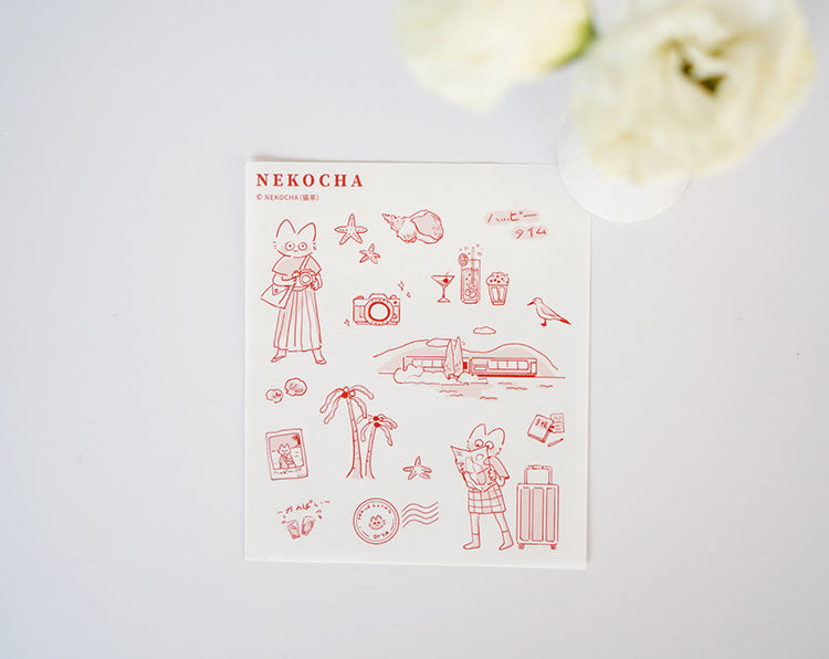 Nekocha Sticker Sheet: Little Moments