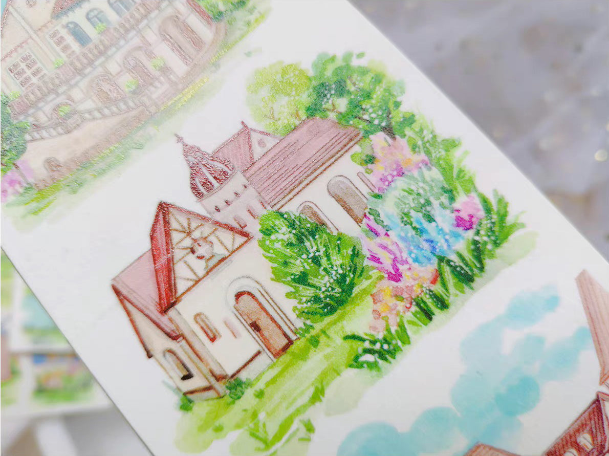 New Studio Washi Tape: Village Buildings
