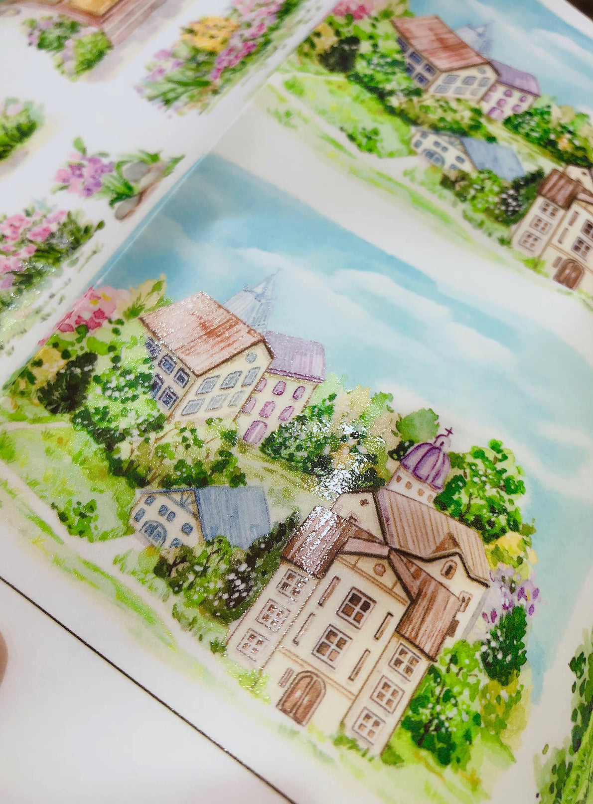 New Studio Washi Tape: Village Buildings