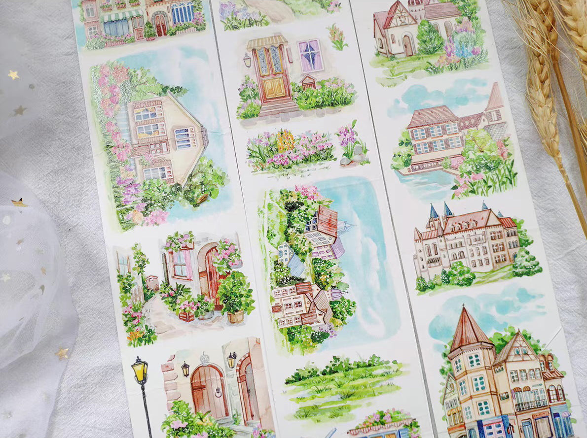 New Studio Washi Tape: Village Buildings