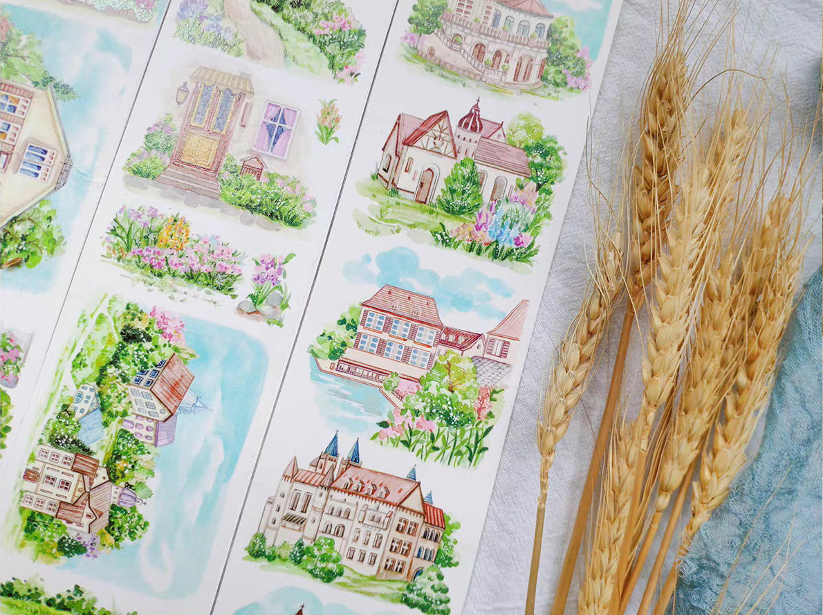 New Studio Washi Tape: Village Buildings