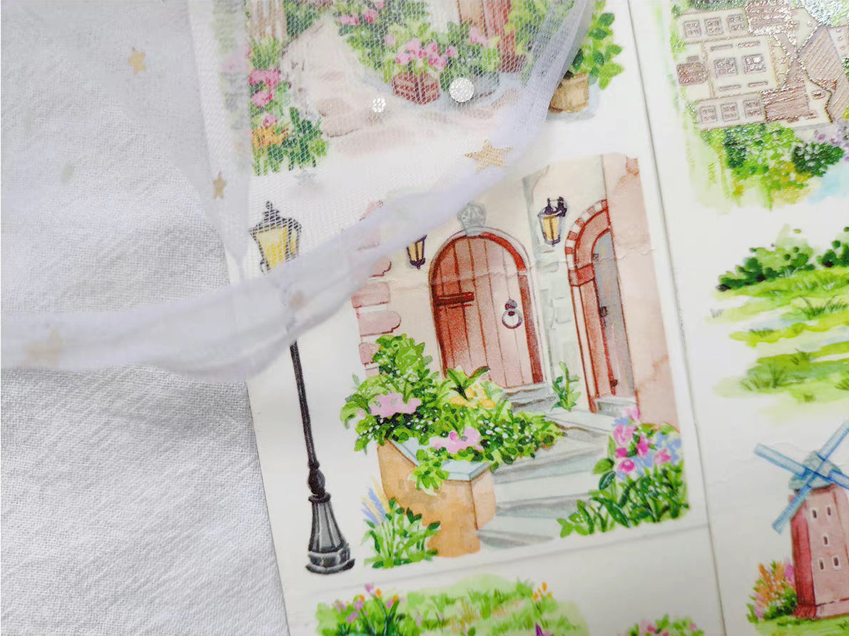 New Studio Washi Tape: Village Buildings