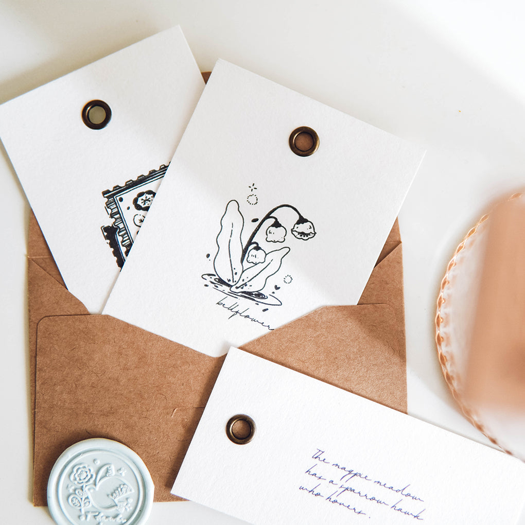 Orange Studio Rubber Stamp: Spring Letter