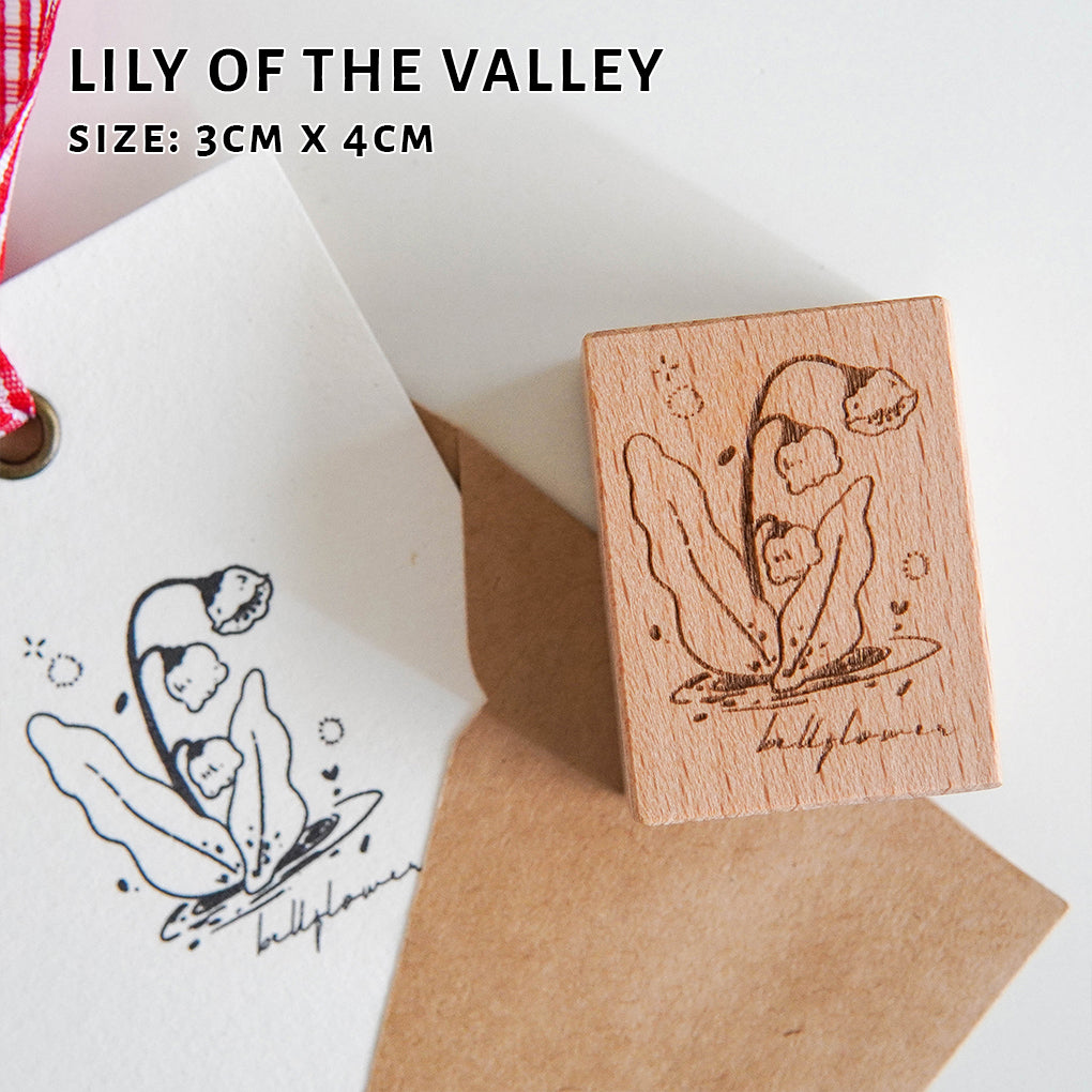 Orange Studio Rubber Stamp: Spring Letter