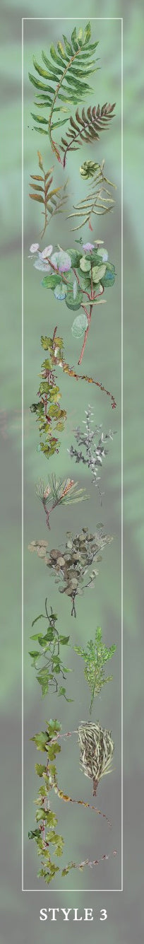 Floral and Botanical Clear Tape