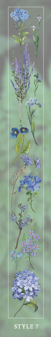 Floral and Botanical Clear Tape