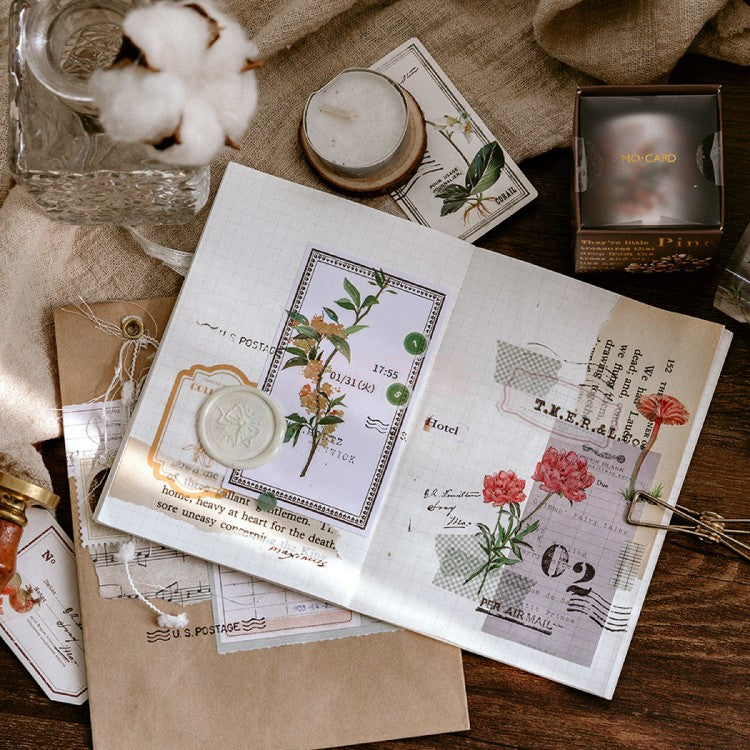 Floral and Botanical Clear Tape