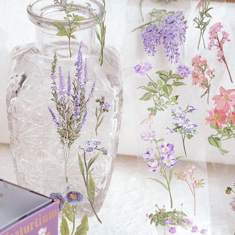 Floral and Botanical Clear Tape