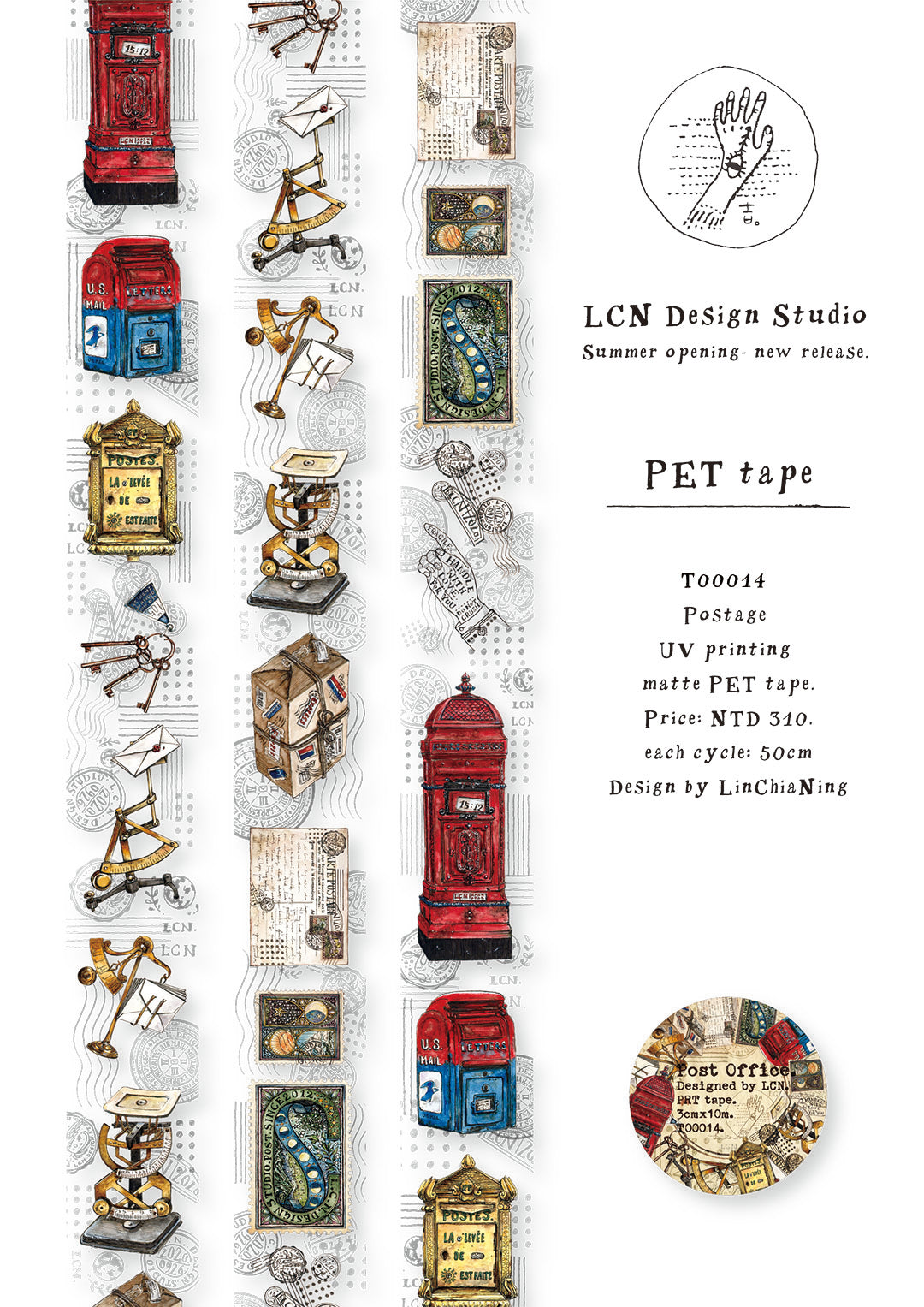 LCN Design Studio: Post Office Masking Tape