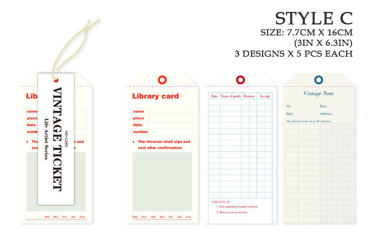 Assorted Cardstock Hang Tags