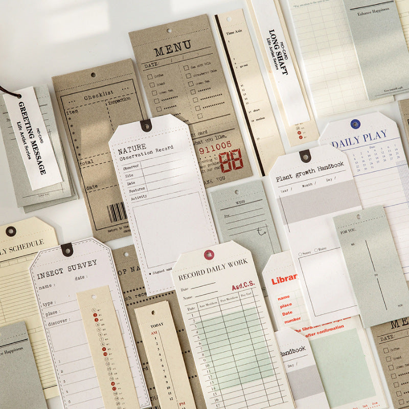 Assorted Cardstock Hang Tags