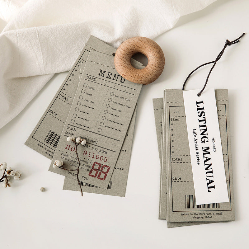 Assorted Cardstock Hang Tags