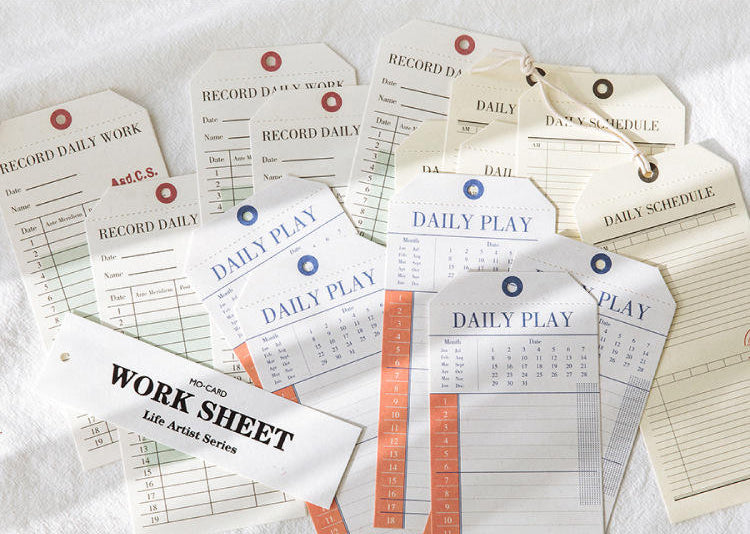 Assorted Cardstock Hang Tags