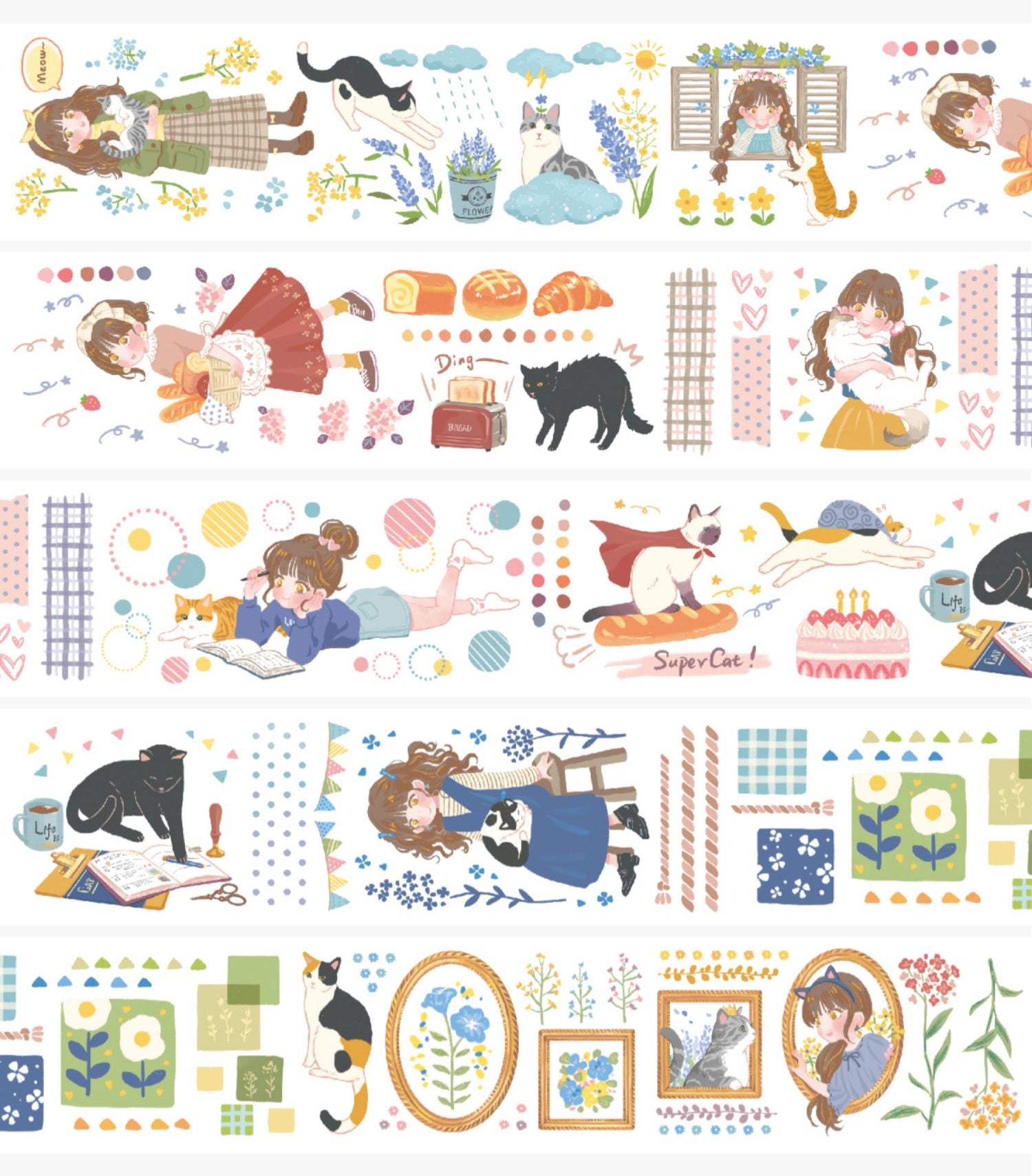 Me and My Cat PET Tape